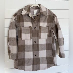 Plaid oversized H&M jacket